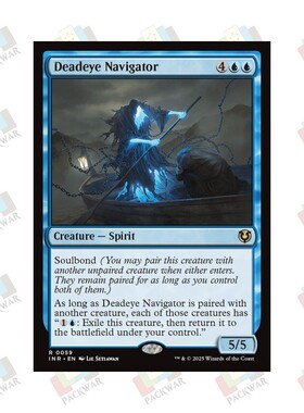 牌客窝 万智牌 神准导灵  Deadeye Navigator 金 蓝色