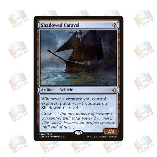 牌客窝 万智牌 影笼轻帆船 Shadowed Caravel 金 无色 闪