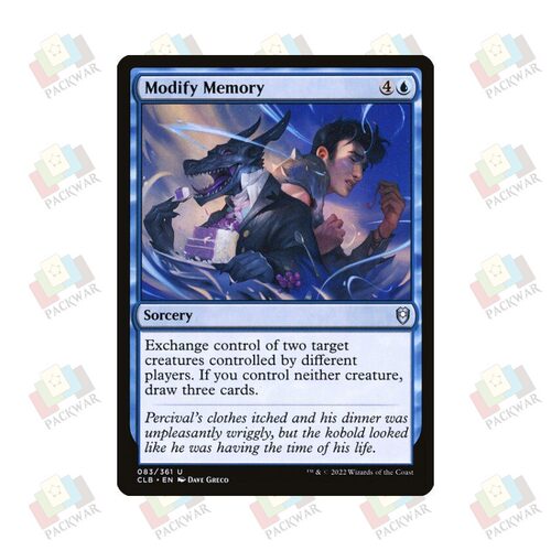 牌客窝 万智牌 篡改记忆 Modify Memory 银 蓝 闪