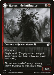 君君的牌客窝 万智牌 依尼翠：双系列  DBL收成节渗透人 铁 红