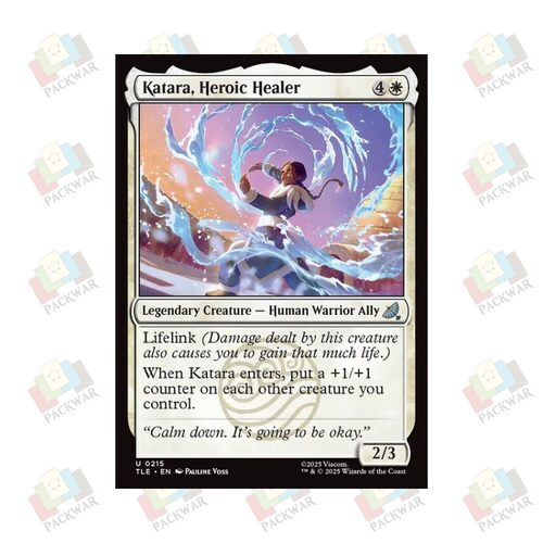 牌客窝 万智牌 英勇治疗师卡塔拉 Katara, Heroic Healer 银 白