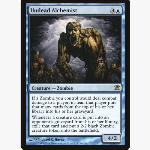 牌客窝 万智牌  不死炼金术士 Undead Alchemist 金 蓝色