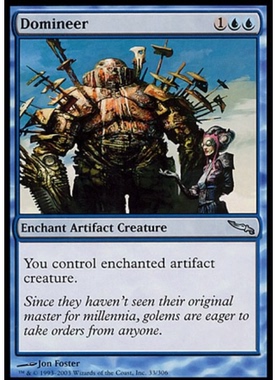 牌客窝 万智牌 管理支配  Domineer  银 蓝 闪