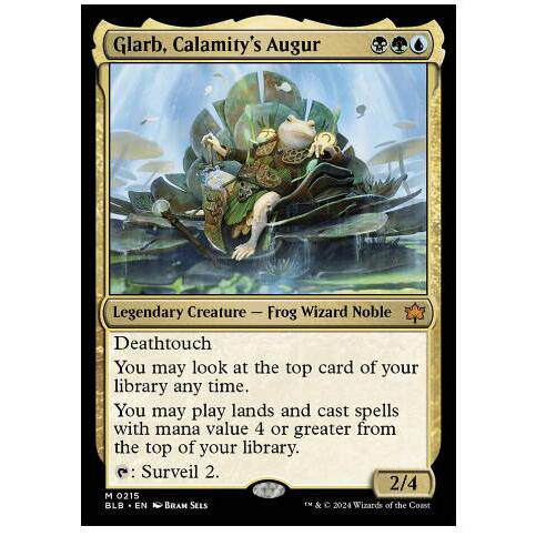 万智牌 灾祸卜算师格拉布 Glarb, Calamity's Augur 秘稀 多色
