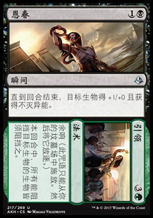 君君的牌客窝 万智牌 阿芒凯 AKH 恩眷/引领 简中 银 多色