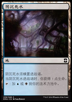 君君的牌客窝 万智牌 经典大师 EMA 阴沉死水 英文 铁 地