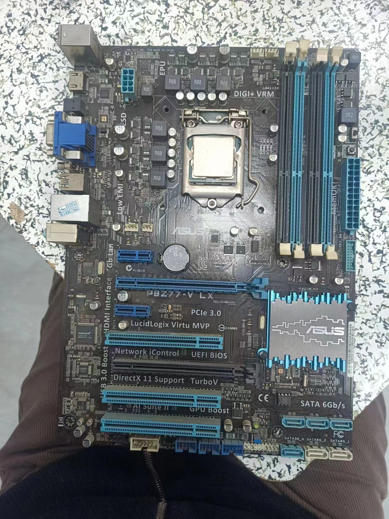 二手拆机,asus/华硕 p8z77-v lx主板,游戏主板,办公主板,吃鸡