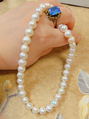 【BW珍珠】特价11mm老蚌珠，天然珍珠近圆珍珠 光泽好DIY半成品