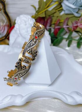 【BW中古】中古vintage大马革金镶珐琅手镯式手链
