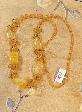 【BW中古】中古黄水晶项链，成色好