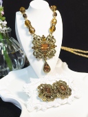 BW中古 Avon和SP双打标中古套装 耳环是耳针款 套装 是书本款