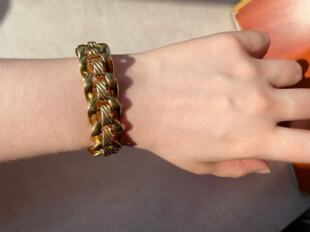 【BW中古】Napier和PAT联名款浓金手链，手围14-17