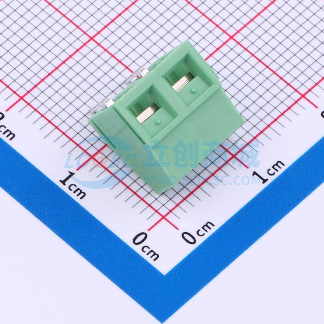 螺钉式接线端子 DB127R-5.08-2P-GN-S P=5.08mm 电子元器件配单