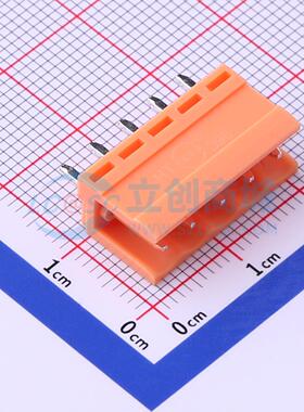 插拔式接线端子 HT396V-3.96-5P  3.96mm 板端/插座-开口 1x5P