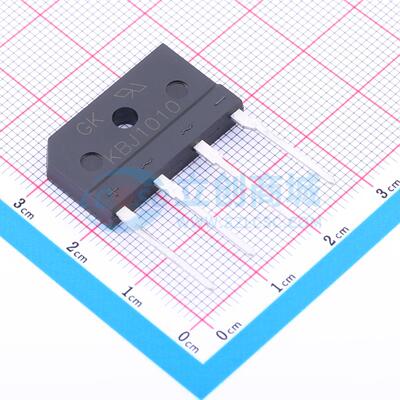 整流桥 KBJ1010 KBJ 1kV 10A GOODWORK(固得沃克) 电子元器件配单