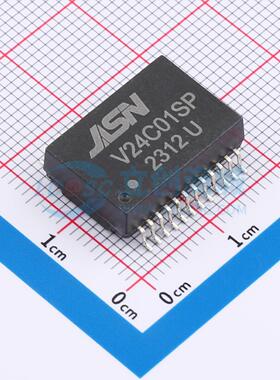 网口变压器 V24C01SP SMD-24P,17.6x12.2mm 单口 电子元器件配单