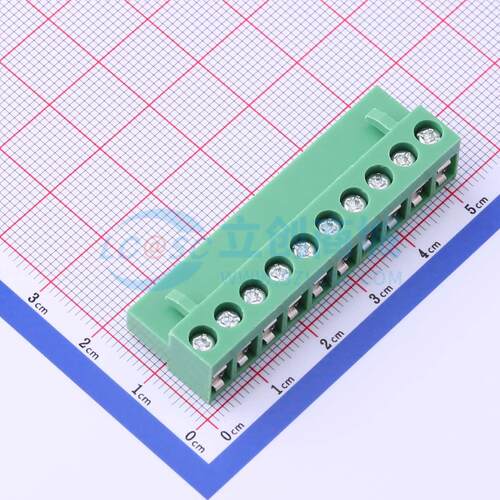 插拔式接线端子 HT508K-5.08-10P P=5.08mm 插头 1x10P 原装正品
