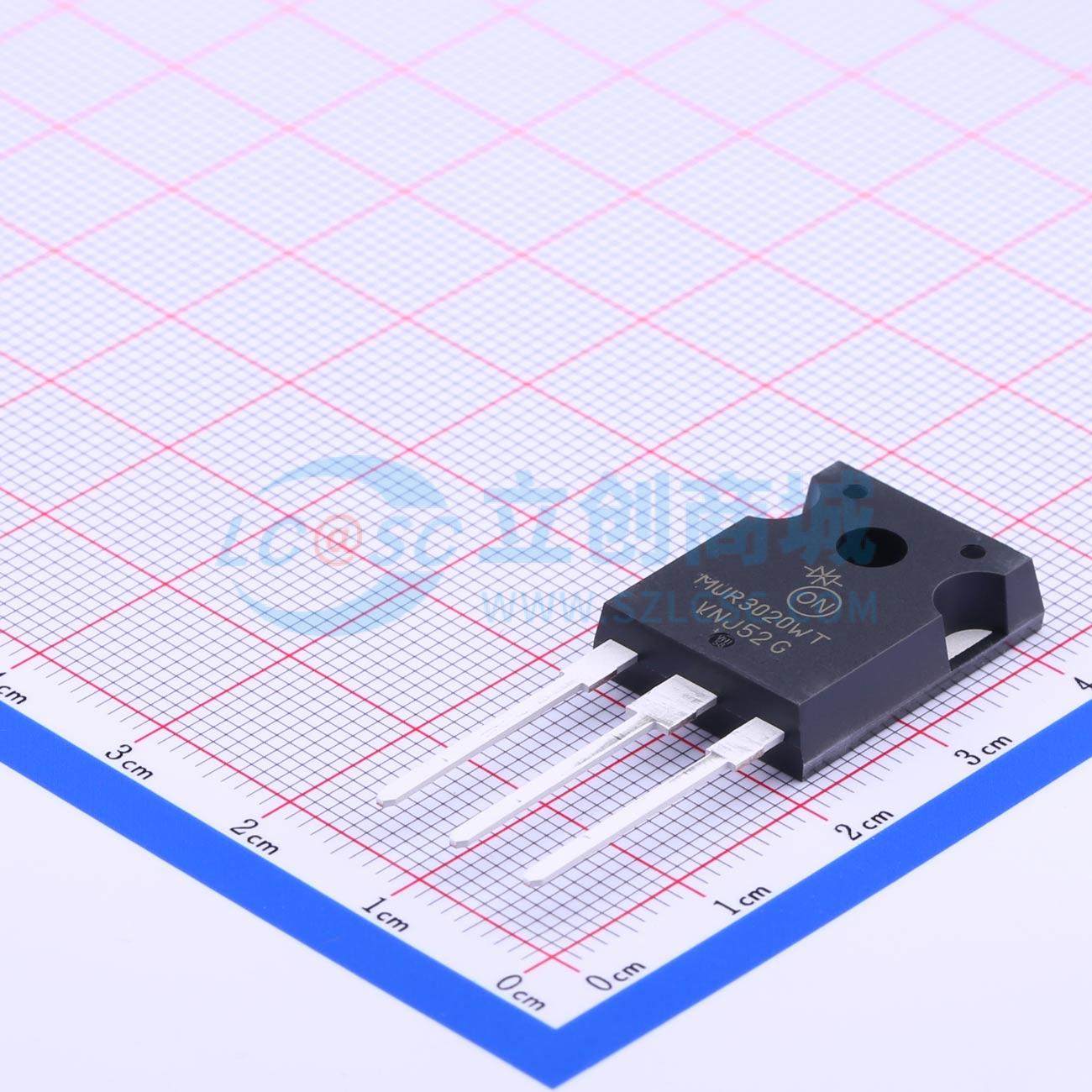开关二极管 MUR3020WTG TO-247AD 200V 15A onsemi(安森美) 原装