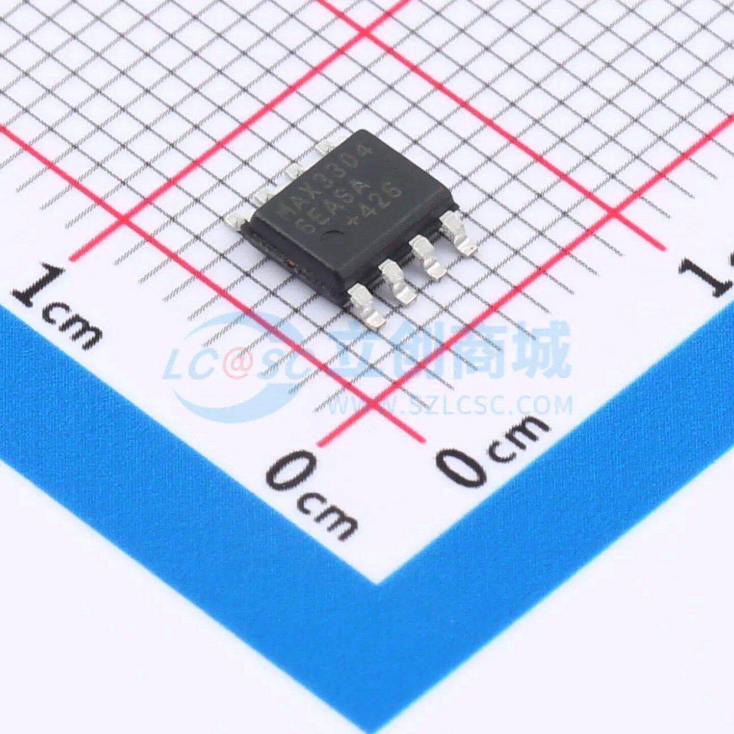 RS-485/RS-422芯片 MAX33046EASA+ SOIC-8 收发器