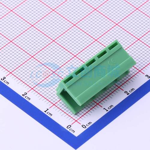 插拔式接线端子 HT508R-5.08-5P 弯插,P=5.08mm 板端/插座-开口 1