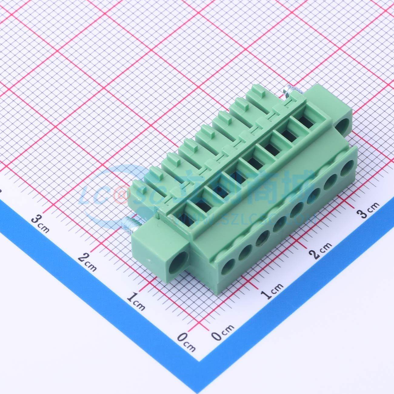 插拔式接线端子 DB2EKAM-3.5-8P-GN-S P=3.5mm 1x8P 电子元器件