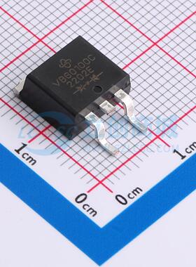 肖特基二极管 VB60100C-E3/8W TO-263AB(D2PAK) 100V 30A VISHAY(