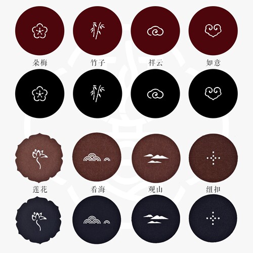 班意毛毡杯垫隔热防磕茶道配件