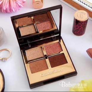 Charlotte Tilbury CT四色眼影盘圣诞限量 Pillow talk pop全亮片