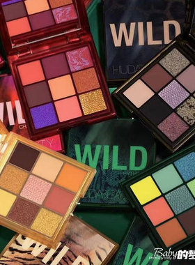 Huda Beauty Wild 新品 九色眼影盘Python jajuar chameleon