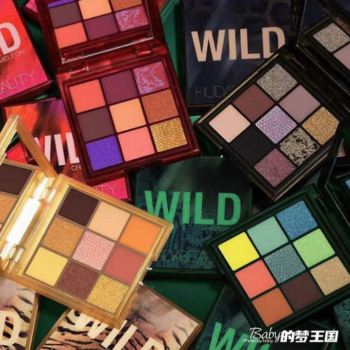 Huda Beauty Wild 新品 九色眼影盘Python jajuar chameleon