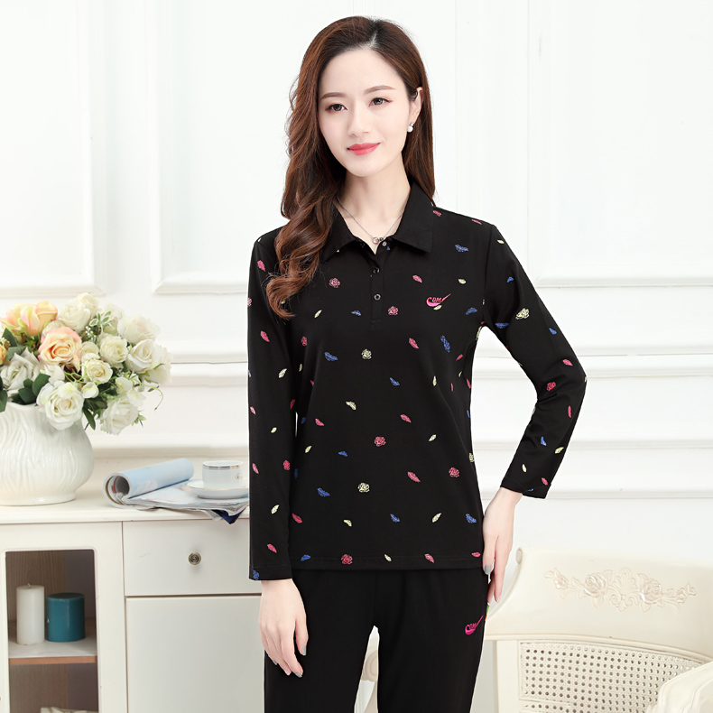 城德美春夏经典拉架棉长袖polo衫