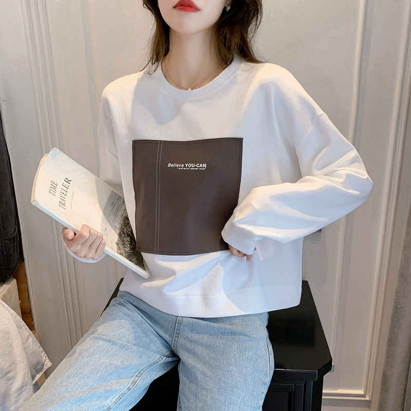 2025早秋季新款长袖卫衣女韩版ins潮流短款宽松薄款上衣外套女
