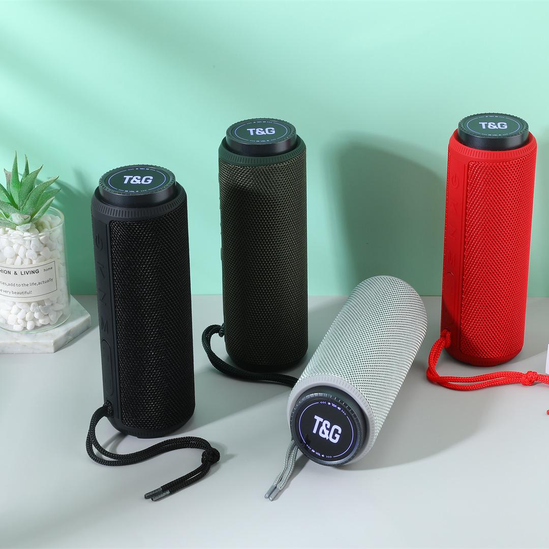 新款TG332蓝牙便携音箱水杯户外防水低音炮双振膜高音质插T卡通话