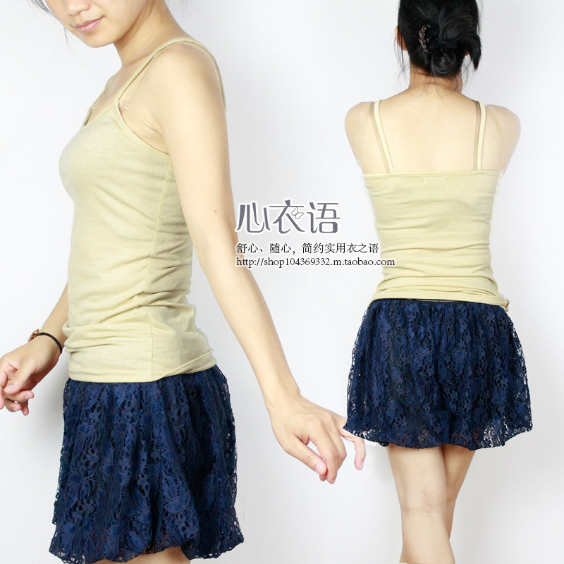 2018新款夏季装韩版女士装纯棉中长款细肩带吊带打底衫背心加大码