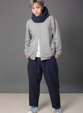 MountNaomi  双层 加厚 摇粒绒 抓绒 兜帽 围脖 二合一