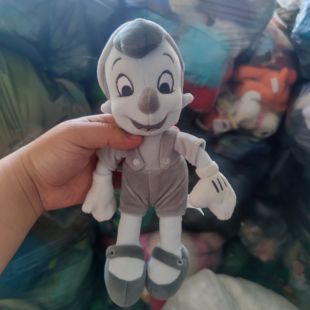 木偶奇遇记匹诺曹复古灰色版毛绒玩具玩偶公仔儿童安抚娃娃礼物