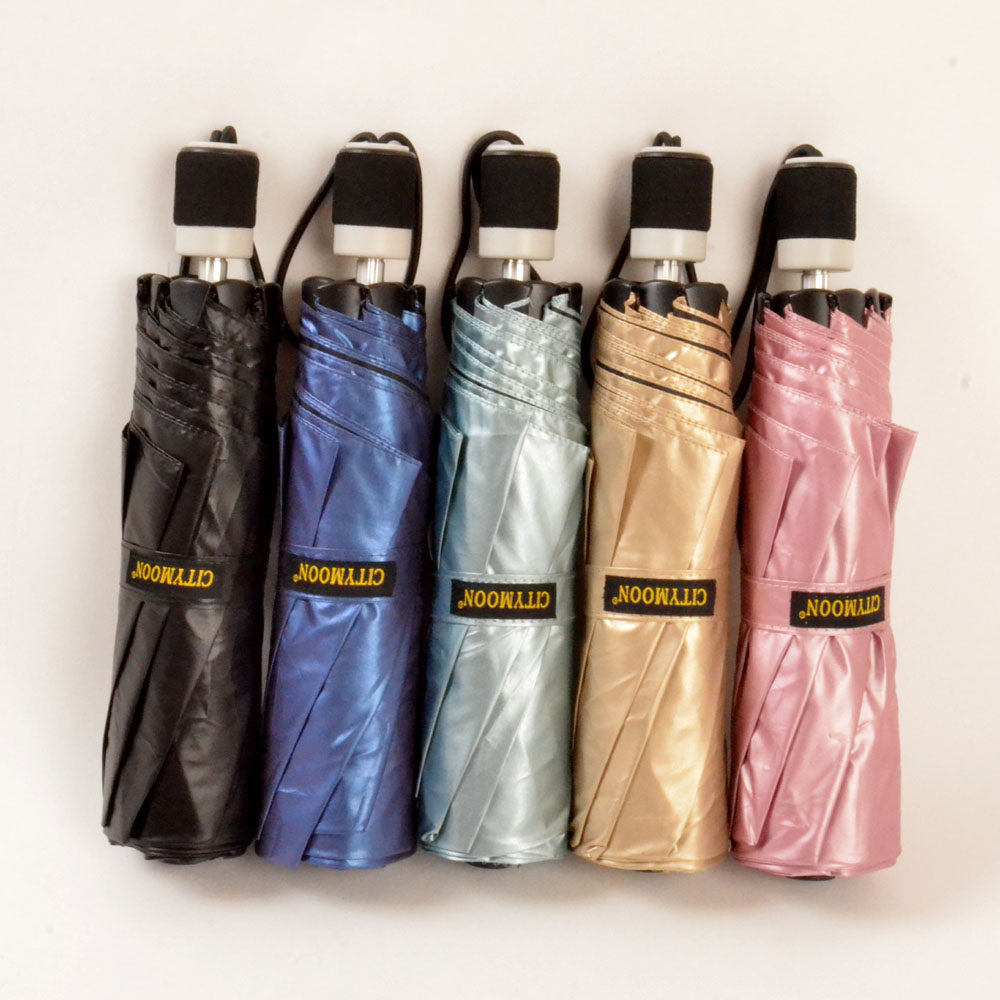 日单风暴伞珠晴雨伞0透光黑胶