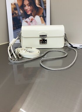油蜡皮迷你小方包质感单肩斜跨包