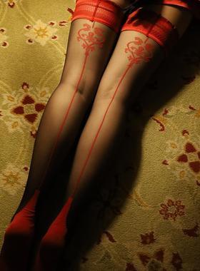 节日季狂欢3折 瑞士Fogal EVA 蕾丝提花背线长筒袜 礼盒装 2014