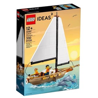 正品LEGO乐高 40487夏日倾情号探险帆船IDEAS组拼装积木玩具礼物