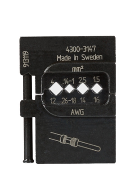 瑞典原装进口Pressmaster冷压端子  模具4300 3147 AAA