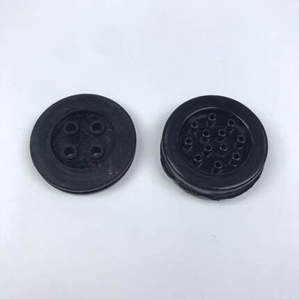 汽车LED大灯防水罩防尘透镜氙气灯后盖4孔12孔密封胶圈