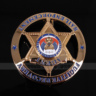 美章 美国犯罪追逃 保释执法机构章 识别章