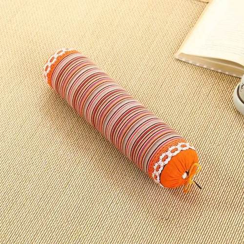 全熟决明子填充小号条纹糖果枕