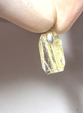 金路通～天然猫眼钛晶水晶吊坠925银扣挂坠一物一图A52-83