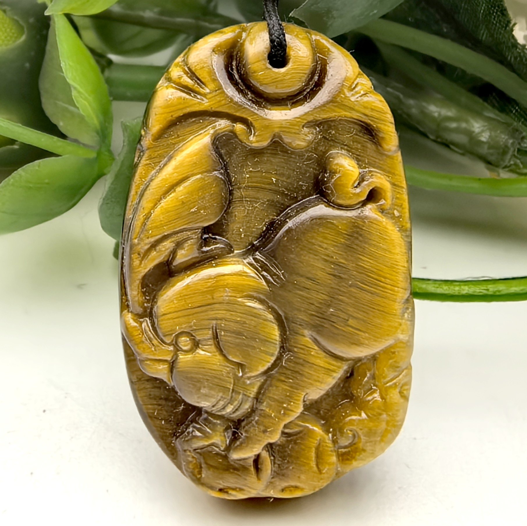 诸(猪)事顺利天然黄虎眼生肖猪吊坠挂件本命年护身符A46-40,饰品/流行首饰/时尚饰品新,颈饰,淘宝优惠券,粉丝福利购,淘宝优惠卷