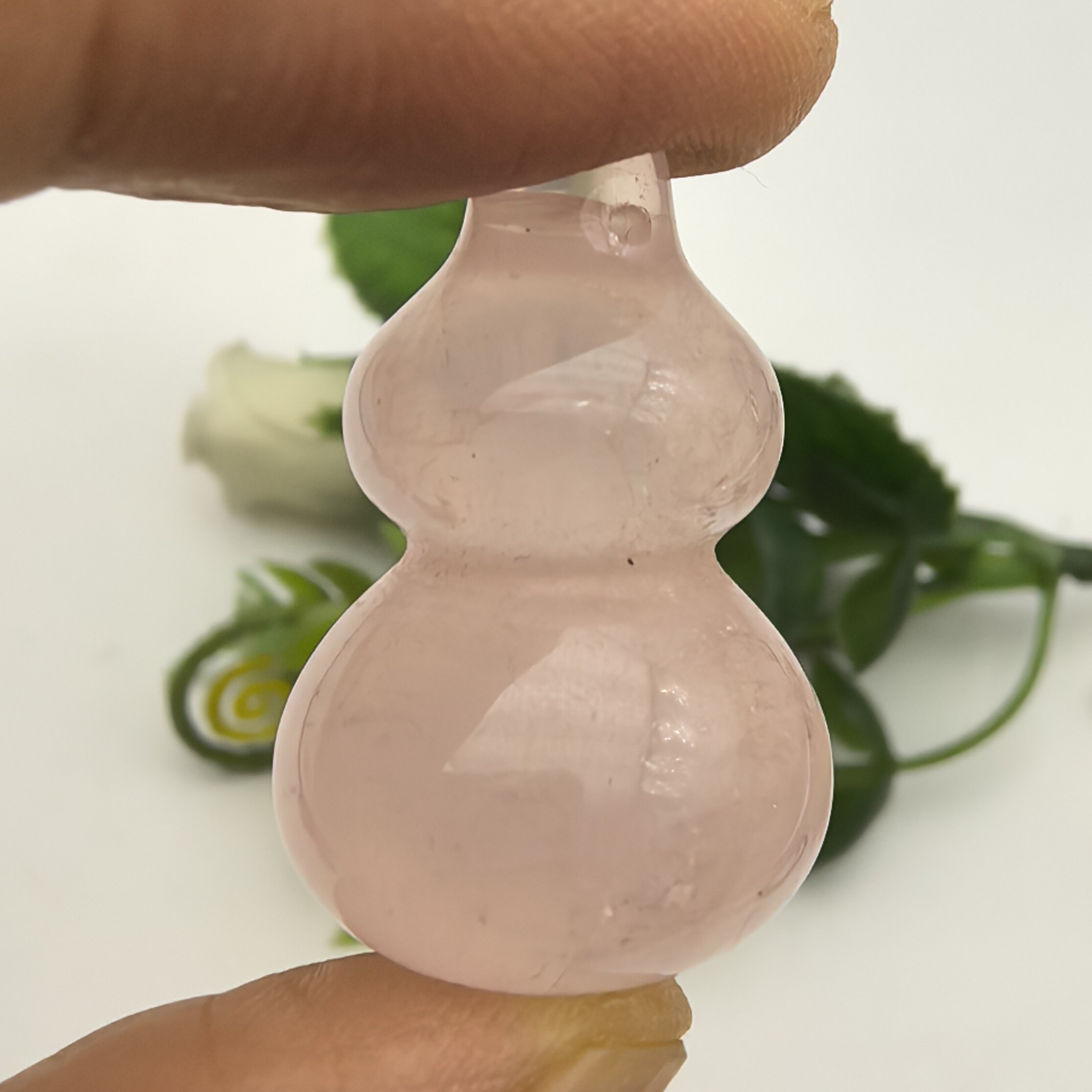 天然冰粉水晶葫芦吊坠挂件男女招桃花运爱情密码礼物一物一图A36