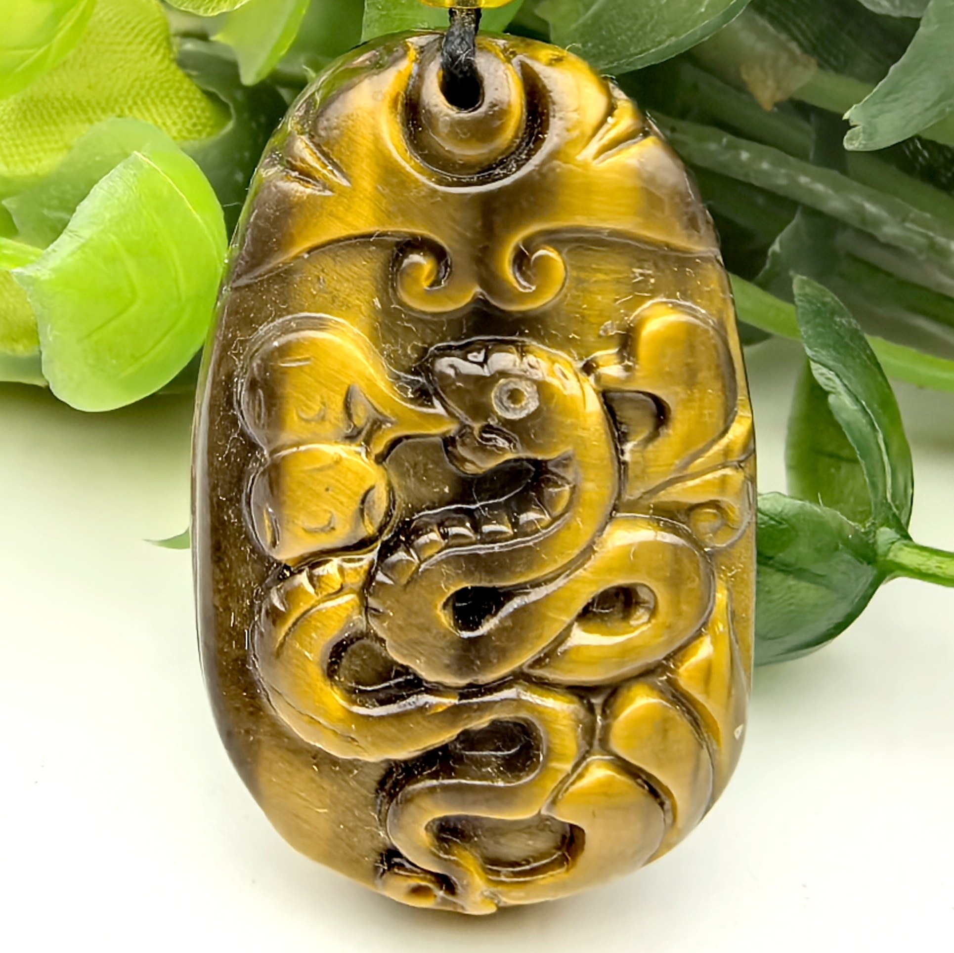 金蛇献瑞天然黄虎眼生肖蛇吊坠挂件护身符一物一图A46-29,饰品/流行首饰/时尚饰品新,颈饰,淘宝优惠券,粉丝福利购,淘宝优惠卷