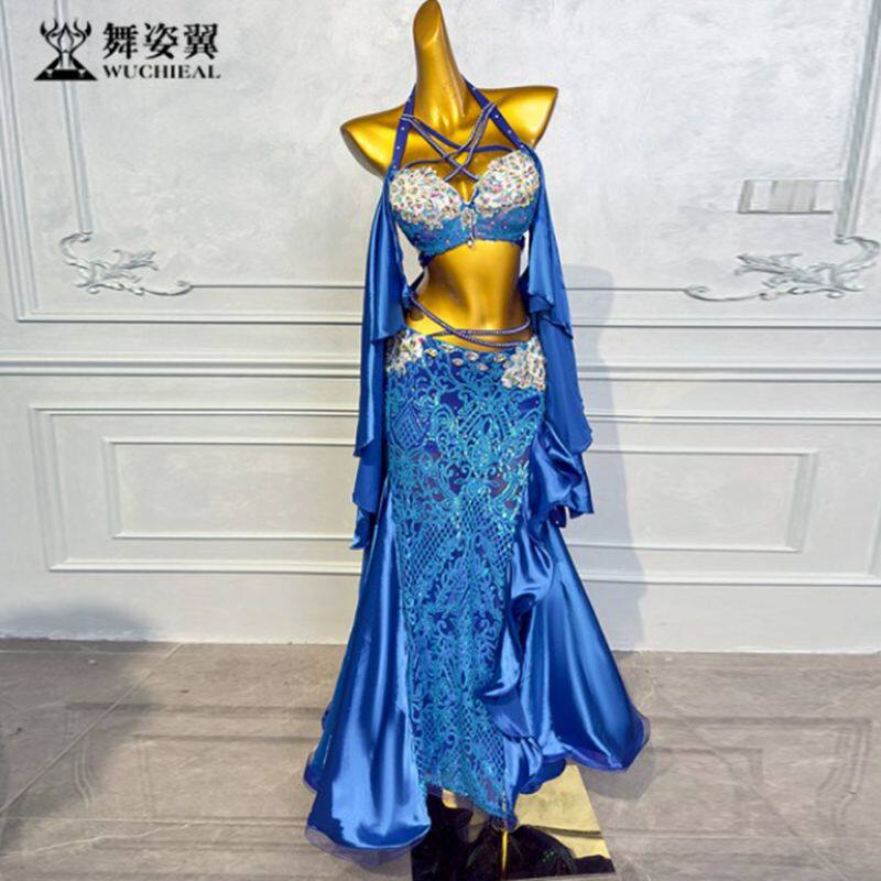 表演出新款肚皮舞练功服装舞姿翼