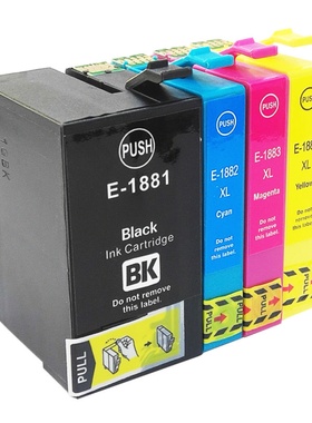 适用爱普生Epson188墨盒WF-7111 7621 3641打印机墨盒T1881黑色墨